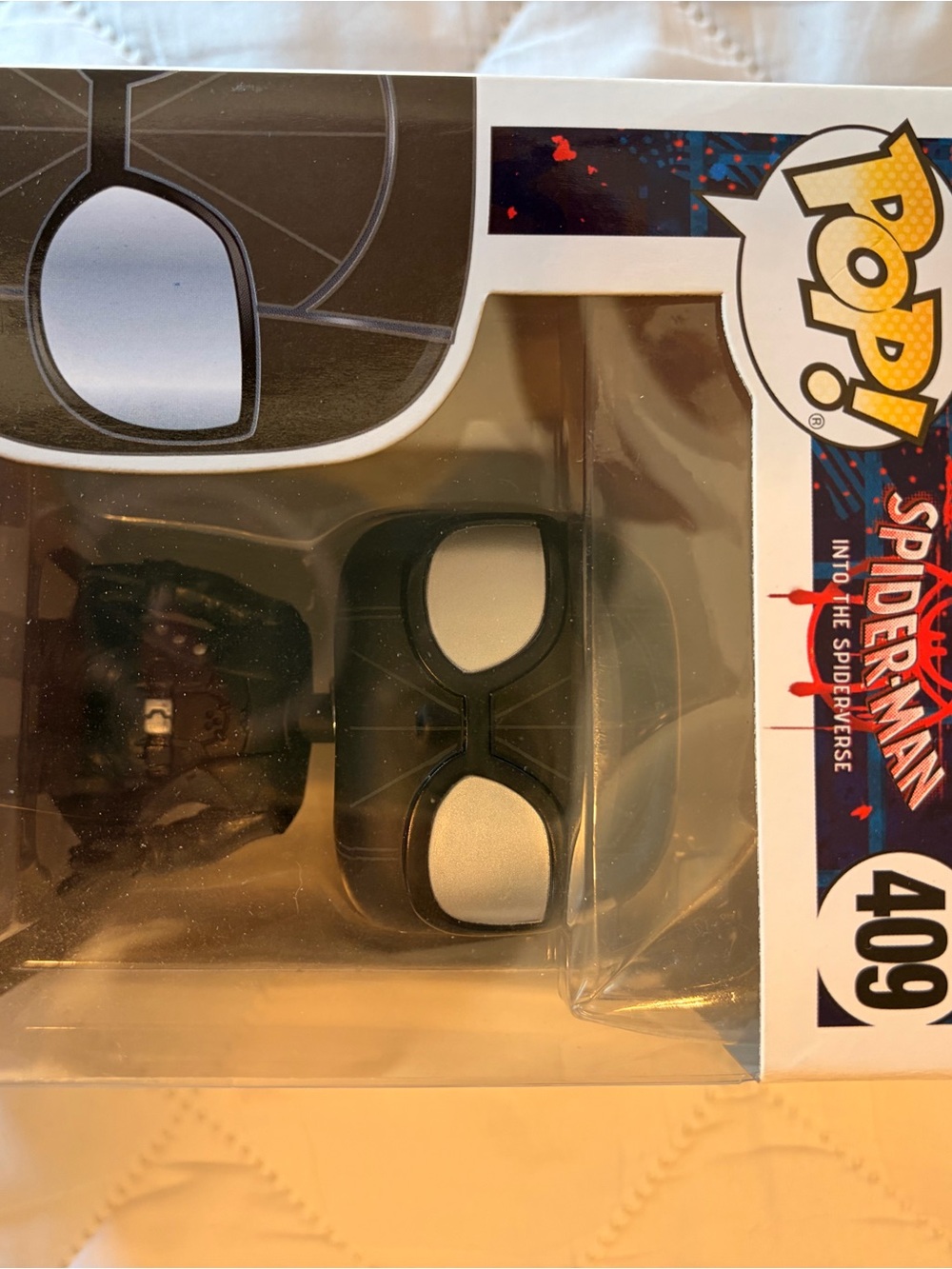 Funko Pop! Spider-Man Into the Spider-Verse Black and Silver Vinyl Figure